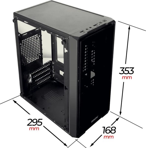 Корпус для компьютера Ginzzu B175