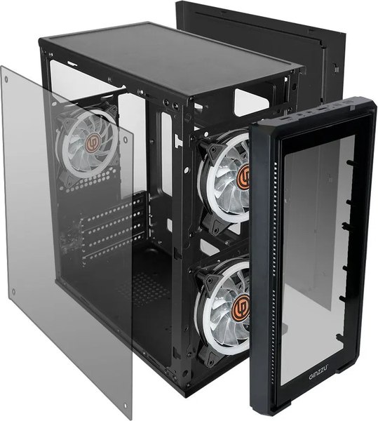 Корпус для компьютера Ginzzu B175