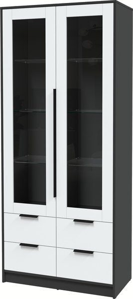 Шкаф с витриной Интерлиния Концепт КТ-ШВ2 - фото