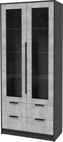 Шкаф с витриной Интерлиния Концепт КТ-ШВ2 - фото