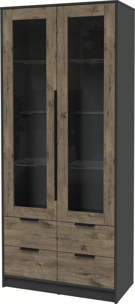 Шкаф с витриной Интерлиния Концепт КТ-ШВ2 - фото