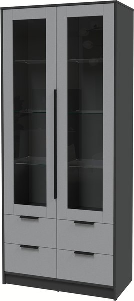 Шкаф с витриной Интерлиния Концепт КТ-ШВ2 - фото