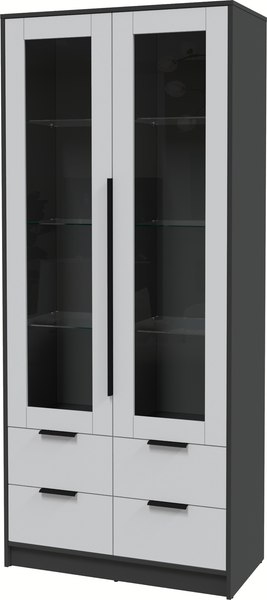 Шкаф с витриной Интерлиния Концепт КТ-ШВ2 - фото
