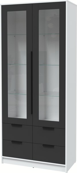Шкаф с витриной Интерлиния Концепт КТ-ШВ2 - фото