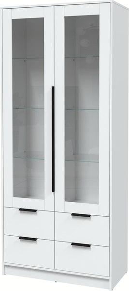 Шкаф с витриной Интерлиния Концепт КТ-ШВ2 - фото