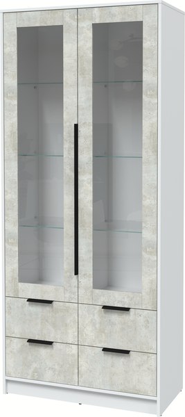 Шкаф с витриной Интерлиния Концепт КТ-ШВ2 - фото