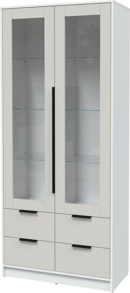 Шкаф с витриной Интерлиния Концепт КТ-ШВ2 - фото