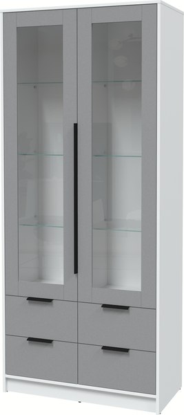 Шкаф с витриной Интерлиния Концепт КТ-ШВ2 - фото