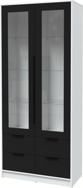 Шкаф с витриной Интерлиния Концепт КТ-ШВ2 - фото