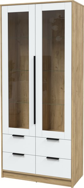 Шкаф с витриной Интерлиния Концепт КТ-ШВ2 - фото