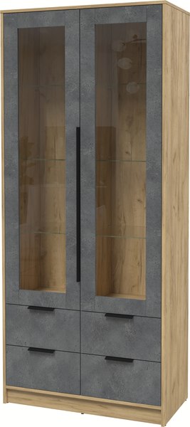 Шкаф с витриной Интерлиния Концепт КТ-ШВ2 - фото