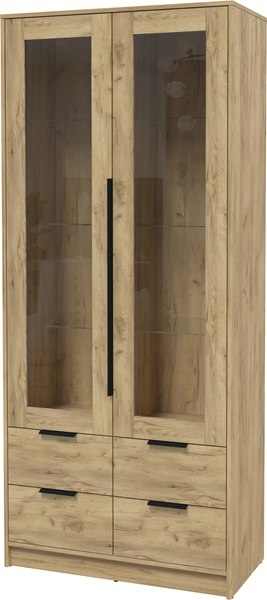 Шкаф с витриной Интерлиния Концепт КТ-ШВ2 - фото