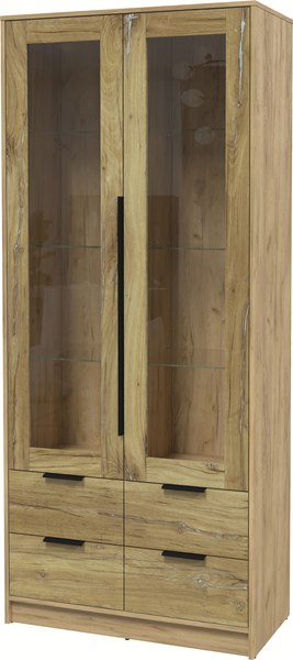 Шкаф с витриной Интерлиния Концепт КТ-ШВ2 - фото