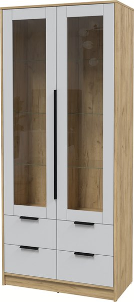 Шкаф с витриной Интерлиния Концепт КТ-ШВ2 - фото