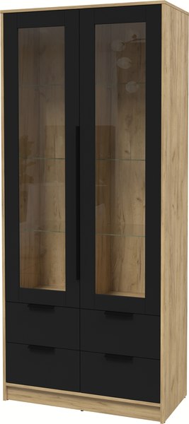 Шкаф с витриной Интерлиния Концепт КТ-ШВ2 - фото