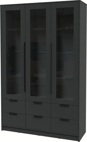 Шкаф с витриной Интерлиния Концепт КТ-ШВ3 - фото