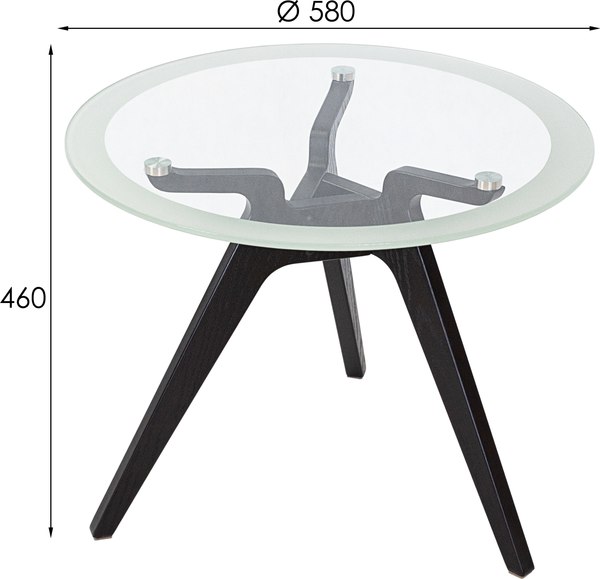 Журнальный столик Мебелик Рилле 449