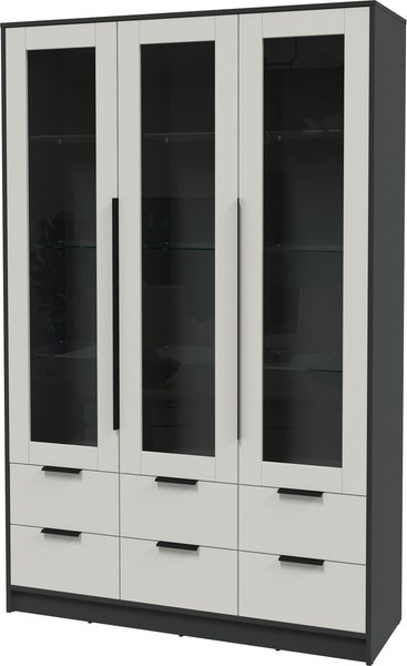 Шкаф с витриной Интерлиния Концепт КТ-ШВ3 - фото