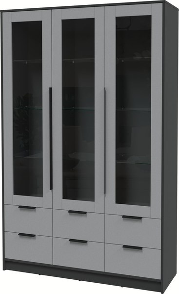 Шкаф с витриной Интерлиния Концепт КТ-ШВ3 - фото