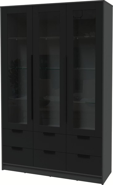 Шкаф с витриной Интерлиния Концепт КТ-ШВ3 - фото