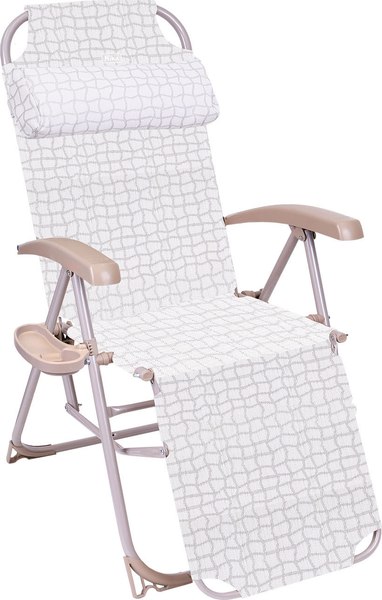 Складной шезлонг Ника КШ3М - фото