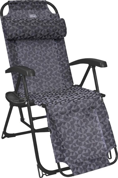 Складной шезлонг Ника КШ3М - фото