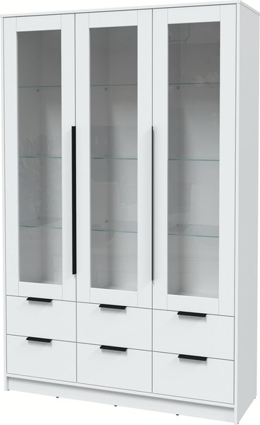 Шкаф с витриной Интерлиния Концепт КТ-ШВ3 - фото