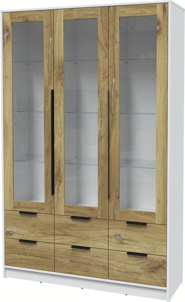 Шкаф с витриной Интерлиния Концепт КТ-ШВ3 - фото