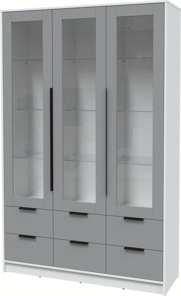 Шкаф с витриной Интерлиния Концепт КТ-ШВ3 - фото