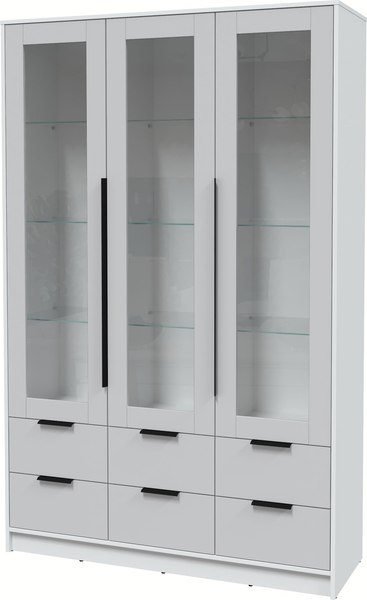Шкаф с витриной Интерлиния Концепт КТ-ШВ3 - фото