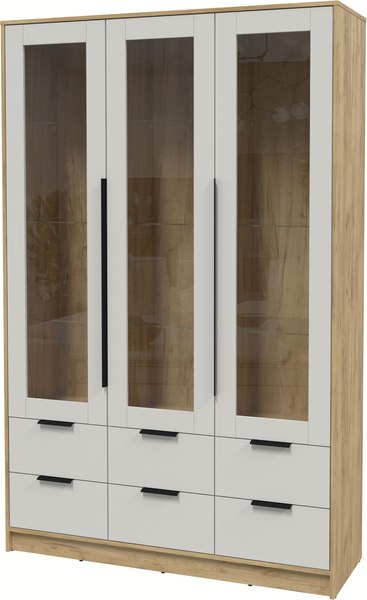 Шкаф с витриной Интерлиния Концепт КТ-ШВ3 - фото