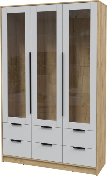 Шкаф с витриной Интерлиния Концепт КТ-ШВ3 - фото