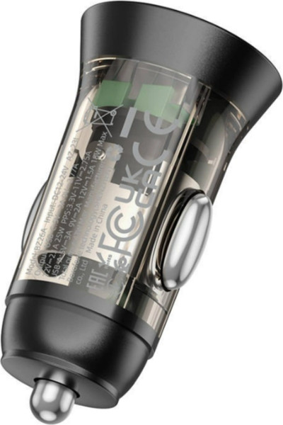 Адаптер питания автомобильный Borofone BZ26A два порта PD43W