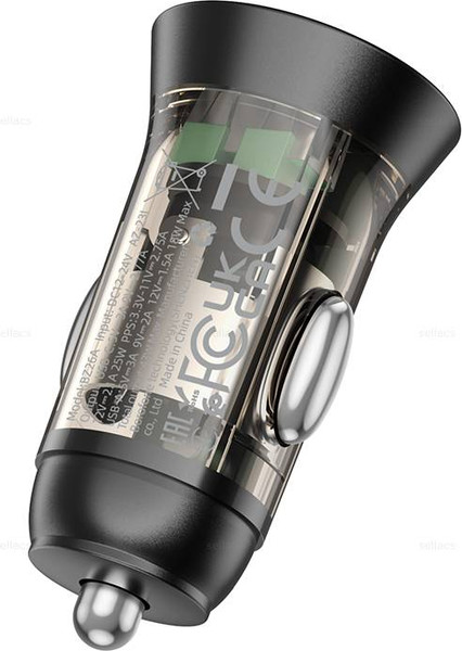 Адаптер питания автомобильный Borofone BZ26A PD36W+QC3.0