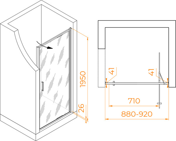 Душевая дверь RGW SV-05 / 70320509-31