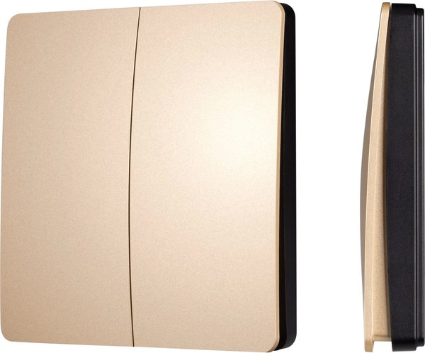 Выключатель Arlight Intelligent KINETIC-801-22-2G-WP-SUF Gold / 043313