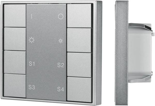 Выключатель Arlight Intelligent DALI-201-23-1G-4SC-DIM-DT6-IN Silver / 048187 - фото