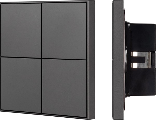 Выключатель Arlight Intelligent KNX-304-23-IN Black / 039667