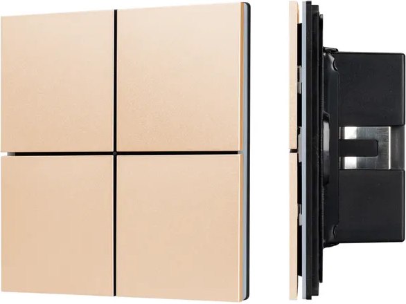 Выключатель Arlight Intelligent KNX-304-23-IN Champagne / 039665 - фото