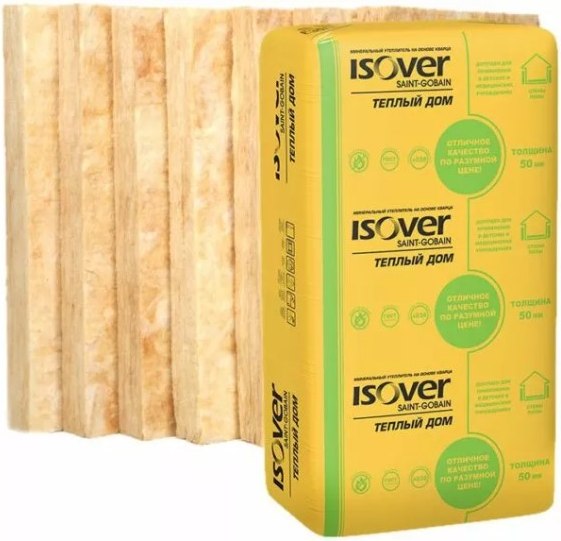 Минеральная вата Vetonit Warm House Slab-50x610x1170/Y / 68112 - фото