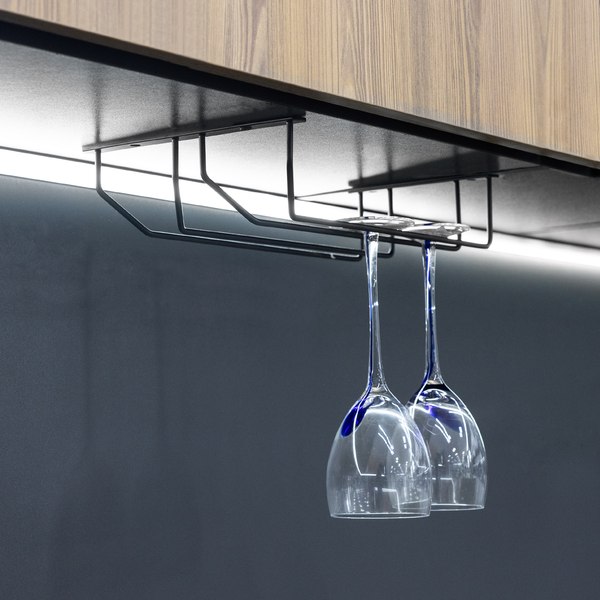 Держатель для бокалов AKS двухрядный 340x65x205 / 62 752