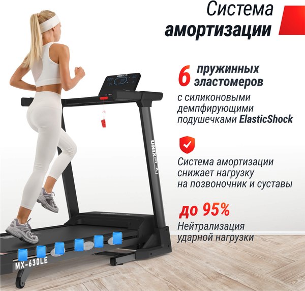 Электрическая беговая дорожка UNIX Fit MX-630LE / TDMX630LE
