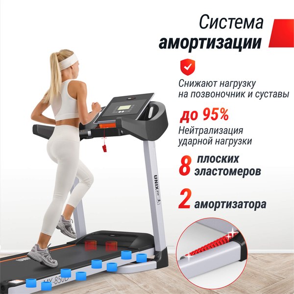 Электрическая беговая дорожка UNIX Fit MX-850D / TDMX850D