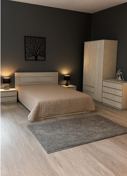 Шкаф Поставымебель Для одежды 3-х дверный 135х58х210 / КМС-Е-06