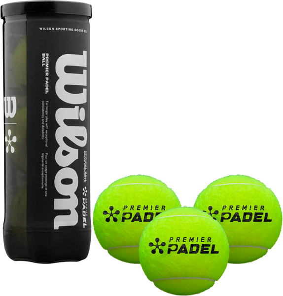 Набор мячей для падел-тенниса Wilson Premier Padel / WR8908401001 - фото