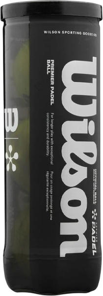 Набор мячей для падел-тенниса Wilson Premier Padel / WR8908401001