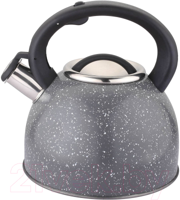 Чайник со свистком Appetite LKD-3030G (светло-серый) - фото