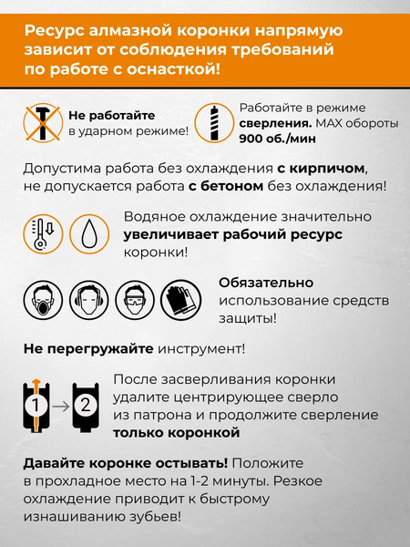 Коронка Rage Long-Life 68мм / 559551