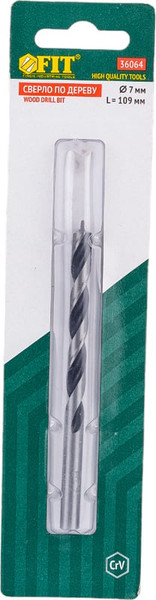 Сверло FIT По дереву 7мм / 36064 - фото