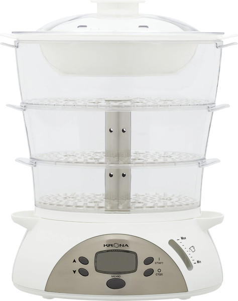 Пароварка стационарная Krona Dampfgarer 900W / КА-00008911 - фото